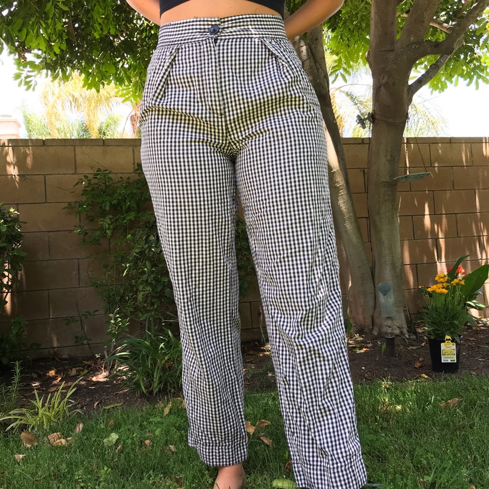 Checkered Pants